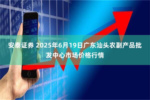 安泰证券 2025年6月19日广东汕头农副产品批发中心市场价格行情